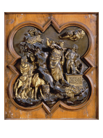 The Sacrifice Of Isaac by Lorenzo Ghiberti Pricing Limited Edition Print image