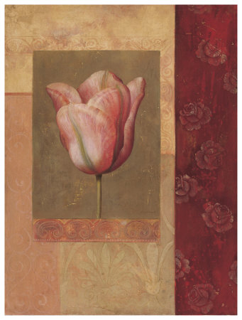 Tulipe Rosee by Fabrice De Villeneuve Pricing Limited Edition Print image
