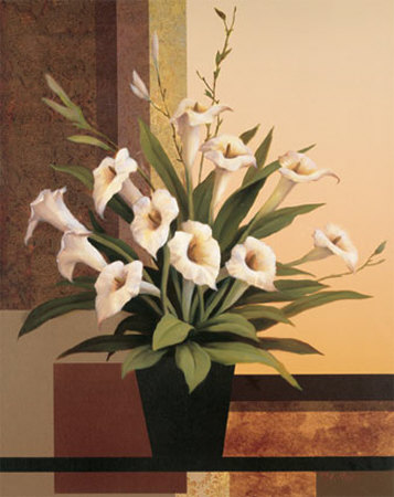 Cala Lilies by T. C. Chiu Pricing Limited Edition Print image