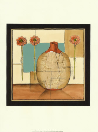 Earthtone Pottery I by Jennifer Goldberger Pricing Limited Edition Print image