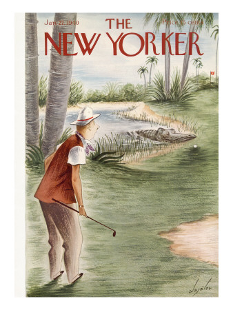 The New Yorker Cover - January 27, 1940 by Constantin Alajalov Pricing Limited Edition Print image