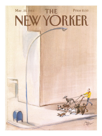 The New Yorker Cover - March 25, 1985 by Paul Degen Pricing Limited Edition Print image
