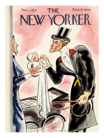 The New Yorker Cover - December 1, 1934 by Leonard Dove Pricing Limited Edition Print image