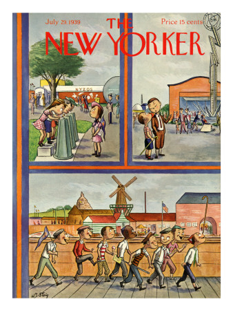 The New Yorker Cover - July 29, 1939 by William Steig Pricing Limited Edition Print image