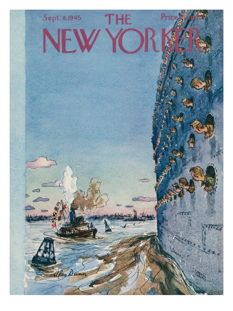 The New Yorker Cover - September 8, 1945 by Alan Dunn Pricing Limited Edition Print image