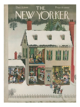 The New Yorker Cover - December 21, 1946 by Edna Eicke Pricing Limited Edition Print image