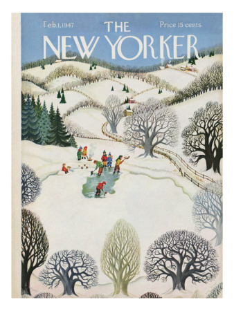 The New Yorker Cover - February 1, 1947 by Edna Eicke Pricing Limited Edition Print image