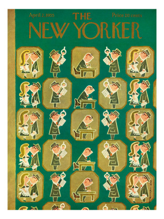 The New Yorker Cover - April 2, 1955 by Rea Irvin Pricing Limited Edition Print image