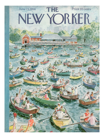The New Yorker Cover - June 23, 1956 by Garrett Price Pricing Limited Edition Print image