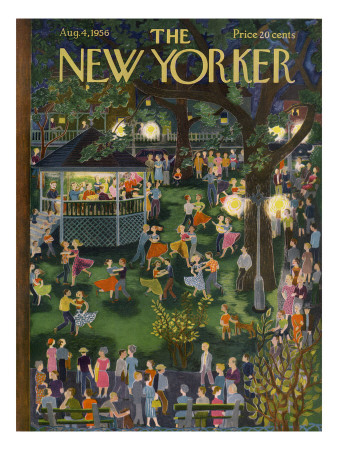 The New Yorker Cover - August 4, 1956 by Ilonka Karasz Pricing Limited Edition Print image