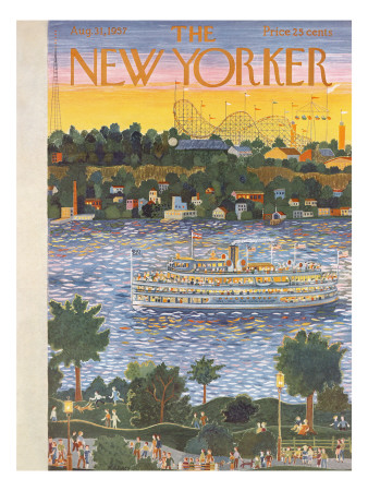 The New Yorker Cover - August 31, 1957 by Ilonka Karasz Pricing Limited Edition Print image
