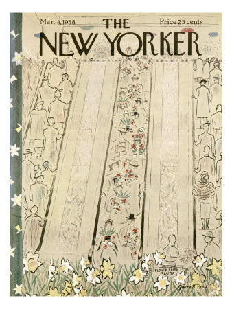 The New Yorker Cover - March 8, 1958 by Garrett Price Pricing Limited Edition Print image