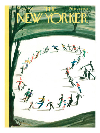 The New Yorker Cover - March 5, 1960 by Mario Micossi Pricing Limited Edition Print image