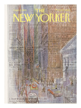 The New Yorker Cover - September 11, 1965 by Charles E. Martin Pricing Limited Edition Print image