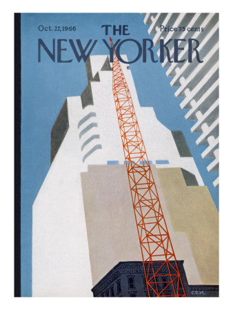 The New Yorker Cover - October 22, 1966 by Charles E. Martin Pricing Limited Edition Print image