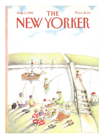 The New Yorker Cover - August 2, 1982 by Anne Burgess Pricing Limited Edition Print image