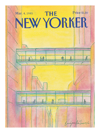The New Yorker Cover - March 4, 1985 by Eugene Mihaesco Pricing Limited Edition Print image
