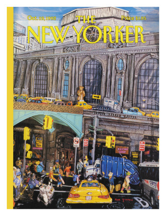 The New Yorker Cover - October 19, 1992 by Red Grooms Pricing Limited Edition Print image