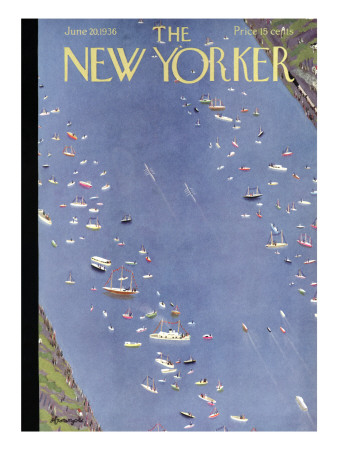 The New Yorker Cover - June 20, 1936 by Adolph K. Kronengold Pricing Limited Edition Print image