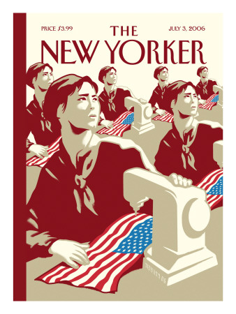 The New Yorker Cover - July 3, 2006 by Christoph Niemann Pricing Limited Edition Print image