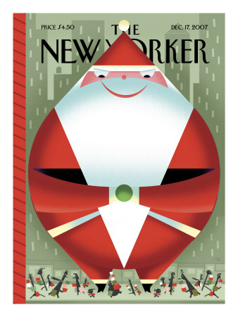The New Yorker Cover - December 17, 2007 by Bob Staake Pricing Limited Edition Print image