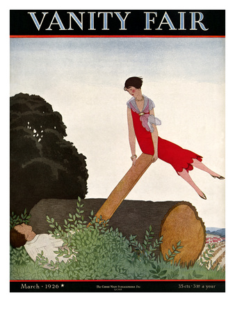 Vanity Fair Cover - March 1926 by Andre E. Marty Pricing Limited Edition Print image