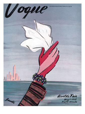 Vogue Cover - May 1939 by Eduardo Garcia Benito Pricing Limited Edition Print image