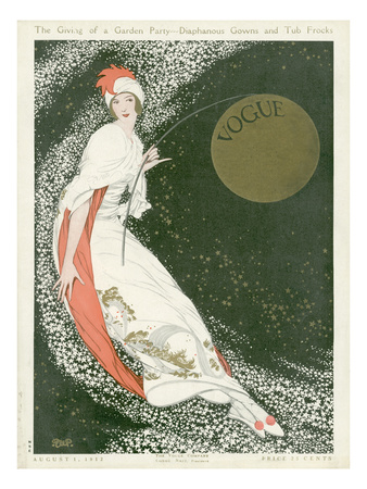 Vogue Cover - August 1912 by George Wolfe Plank Pricing Limited Edition Print image