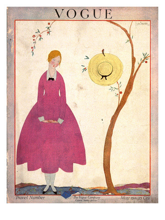 Vogue Cover - May 1917 by Georges Lepape Pricing Limited Edition Print image
