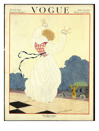 Vogue Cover - June 1919 by Georges Lepape Pricing Limited Edition Print image
