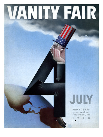 Vanity Fair Cover - July 1933 by Garretto Pricing Limited Edition Print image