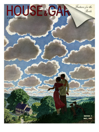 House & Garden Cover - May 1937 by Pierre Brissaud Pricing Limited Edition Print image