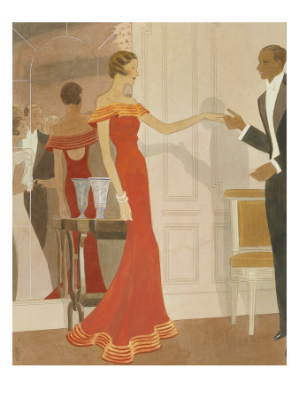 Vogue - December 1933 by Eduardo Garcia Benito Pricing Limited Edition Print image