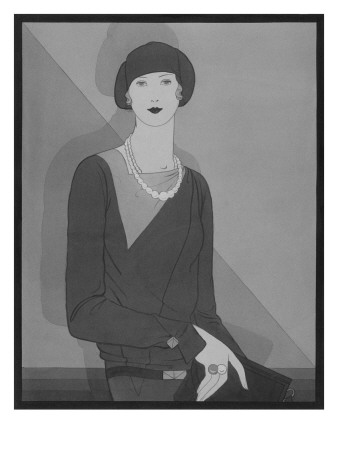 Vogue - January 1929 by Douglas Pollard Pricing Limited Edition Print image