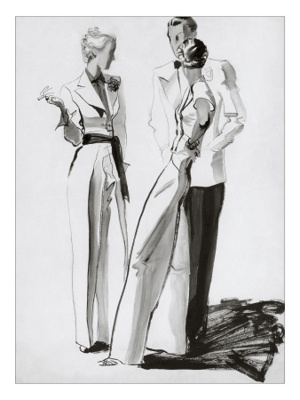 Vogue - July 1936 by Rene Bouet-Willaumez Pricing Limited Edition Print image