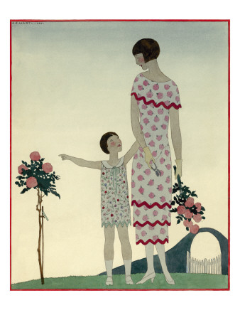 Vogue - August 1925 by André E. Marty Pricing Limited Edition Print image
