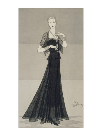 Vogue - March 1930 by Douglas Pollard Pricing Limited Edition Print image