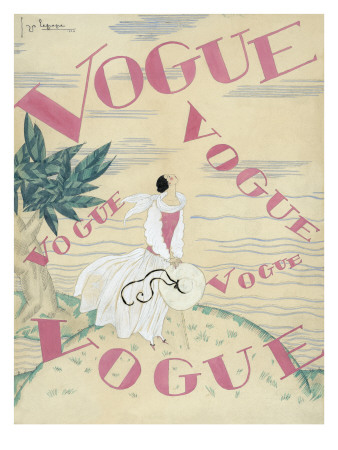 Vogue - June 1924 by Georges Lepape Pricing Limited Edition Print image
