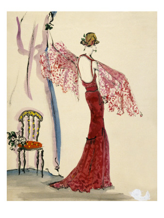 Vogue - December 1935 by Christian Berard Pricing Limited Edition Print image