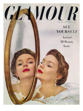 Glamour Cover - July 1949 by John Rawlings Pricing Limited Edition Print image