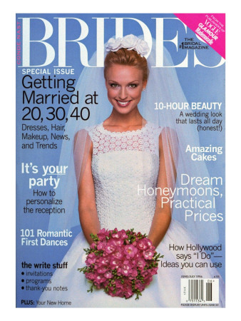 Brides Cover - June 1996 by Walter Chin Pricing Limited Edition Print image