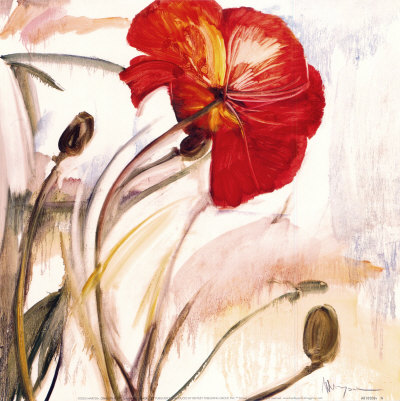 Crimson Poppy I by Marysia Pricing Limited Edition Print image