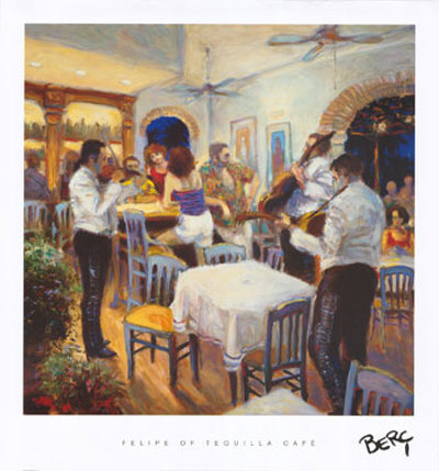 Felipe Of Tequila Cafe by Berc Ketchian Pricing Limited Edition Print image