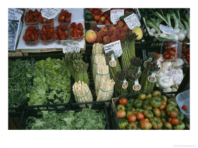 A Farmers Market Selling Vegetables In Venice, Italy by Taylor S. Kennedy Pricing Limited Edition Print image