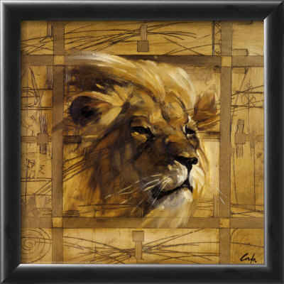 Geometric Lion by Costa Pricing Limited Edition Print image