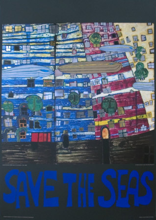 Save The Seas by Friedensreich Hundertwasser Pricing Limited Edition Print image