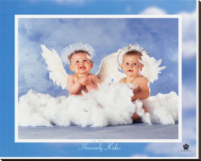 Heavenly Kids, Two Angels by Tom Arma Pricing Limited Edition Print image