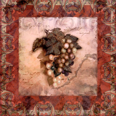 Tuscany Grapes by Alma Lee Pricing Limited Edition Print image