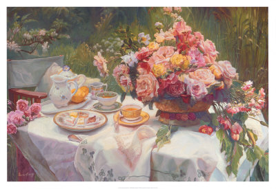 Garden Tea I by Kevin Liang Pricing Limited Edition Print image