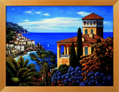 The Amalfi Coast by Elizabeth Wright Pricing Limited Edition Print image